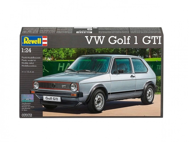 Volkswagen Golf 1 GTI műanyag autómodell