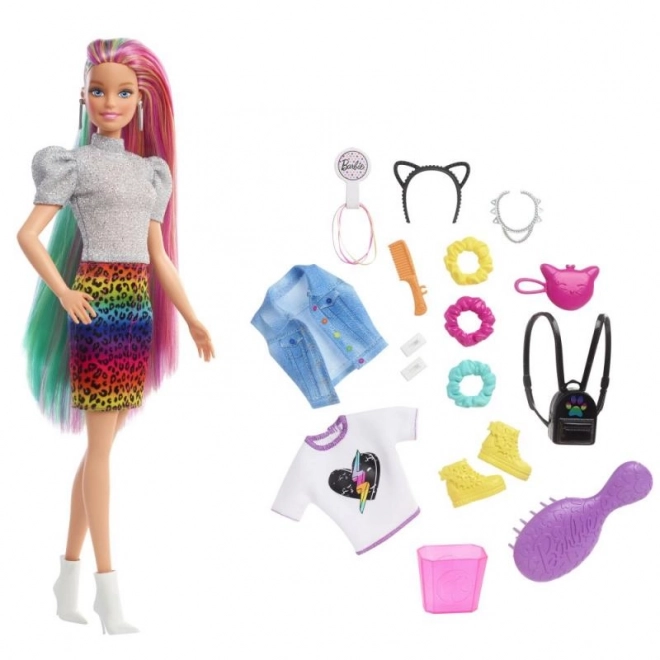 Barbie színváltós haj babája