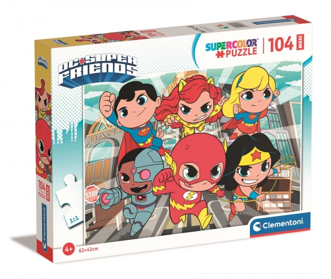 Maxi puzzle 104 darabos - DC Superfriends