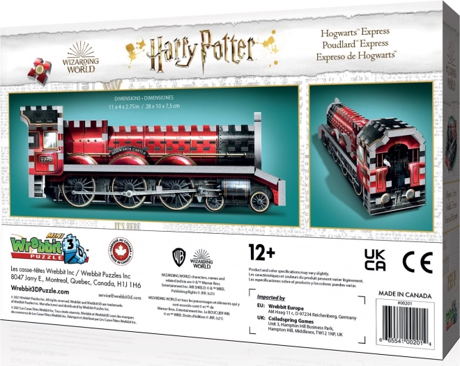 wrebbit 3d puzzle - Harry Potter Roxforti Expressz