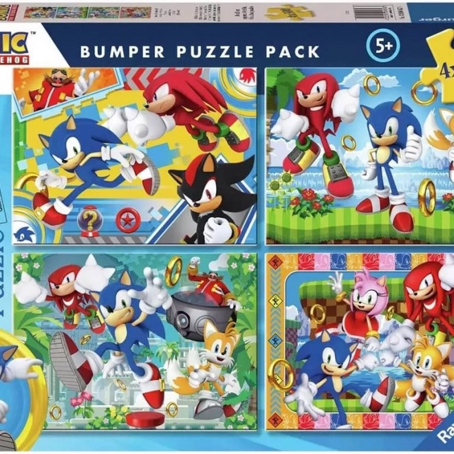 Ravensburger puzzle Sonic Sün 4x100 darab