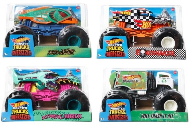 Hot Wheels monster truckok nagy teherautó