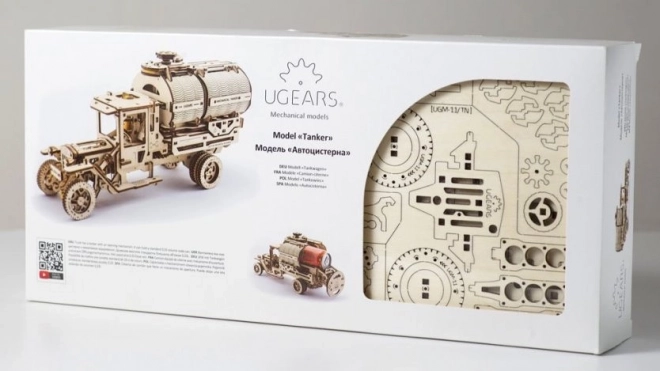 Ugears 3D puzzle teherautó tartálykocsi