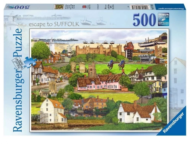 Ravensburger 500 darabos kirakó Suffolk menekülés