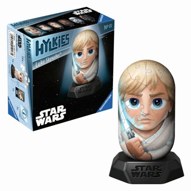 Star Wars Luke Skywalker Hylkies figura 3D puzzle