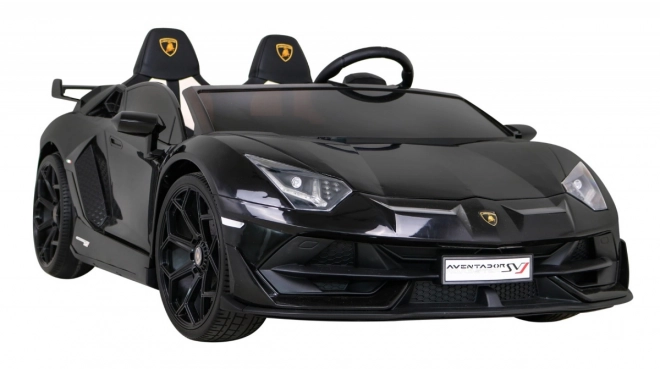 Lamborghini SVJ DRIFT pro 2 gyerekek fekete + Drift funkció + távirányító + MP3 LED + lassú indítás