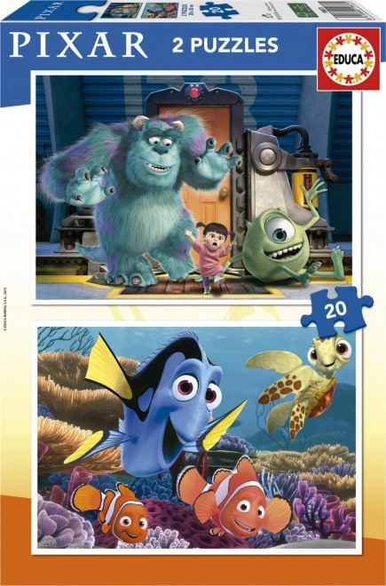 Educa Disney Pixar dupla puzzle készlet