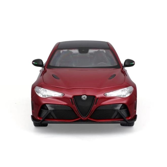 Bburago Alfa Romeo Giulia GTAm fém model, piros