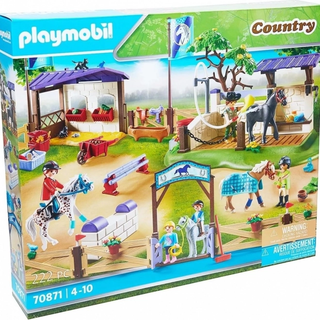 Country figurakészlet – lovasverseny lómosóval