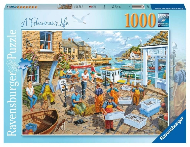 Ravensburger horgászó élet puzzle 1000 darab