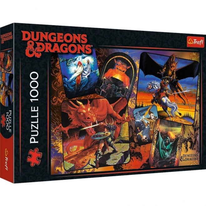 Trefl 1000 darabos puzzle - Dungeons & Dragons kezdetek