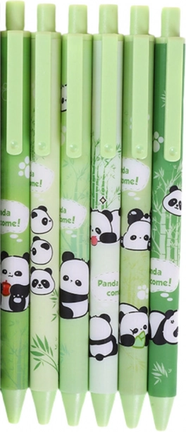 Panda Bambusz Gél tollkészlet 6db