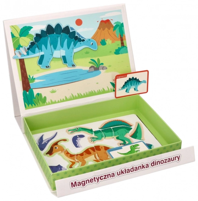 Mágneses dinoszaurusz puzzle