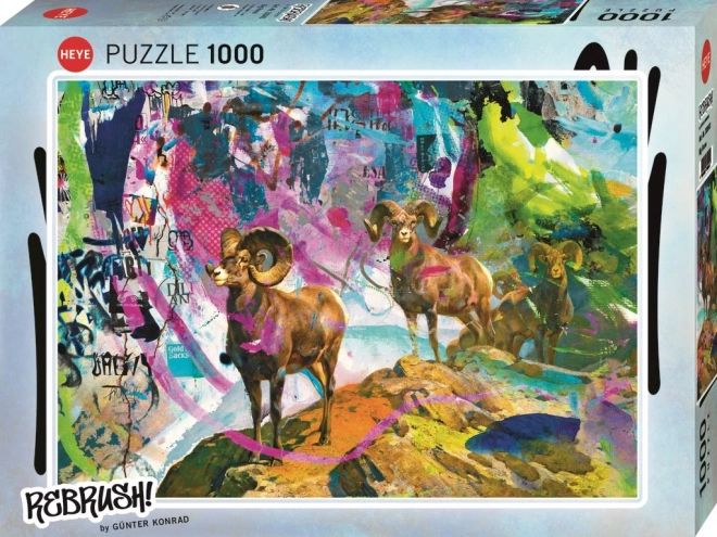 Heye puzzle rebrush! nagy sarkak 1000 darabos