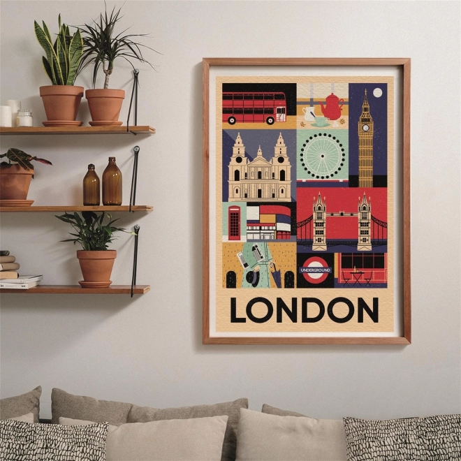 Clementoni Puzzle Stílus a Városban: London 1000 Darabos