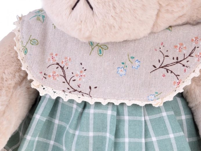 Vintage ruha csipkével és virágos gallérral