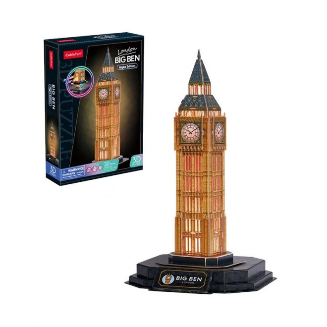 Cubicfun 3D puzzle éjszakai Big Ben