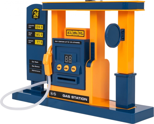 Valósághű tankolás fényekkel és hangokkal