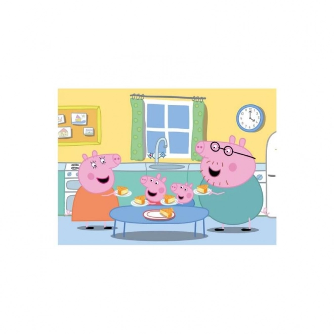 Dino puzzle Peppa malac ebéd maxi 24 darabos