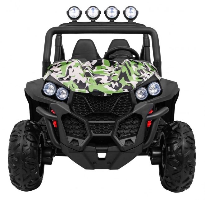 Gyermek terepjáró Grand Buggy 4x4 álcával, LED világítással és MP3 rádióval