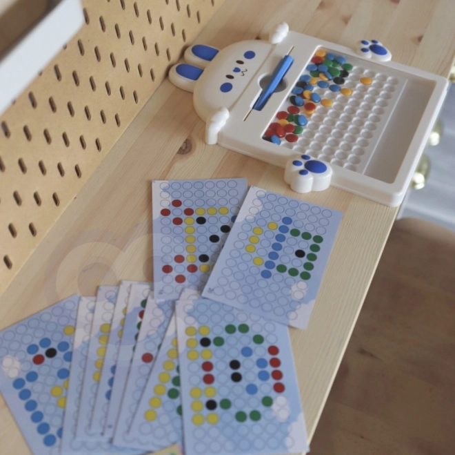 Woopie Montessori mágneses tábla gyerekeknek - Nyuszi MagPad
