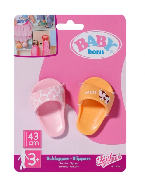 Színes babapapucsok BABY born babáknak