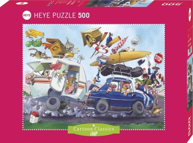 Heye puzzle rajzfilmklasszikusok: nyaralásra indulás! 500 darabos