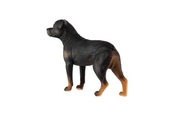 Rottweiler műanyag kutyafigura 8cm