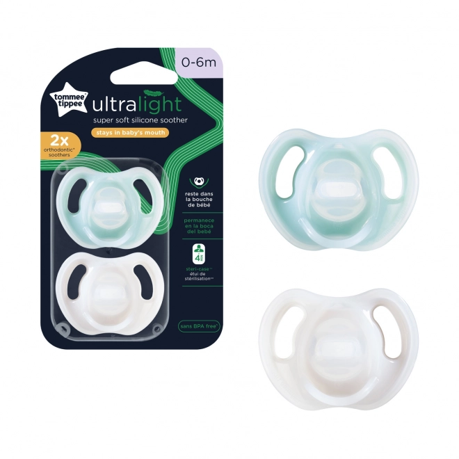 Ultra Könnyű Cumik 0-6 hónapos korig - Tommee Tippee, 2 db