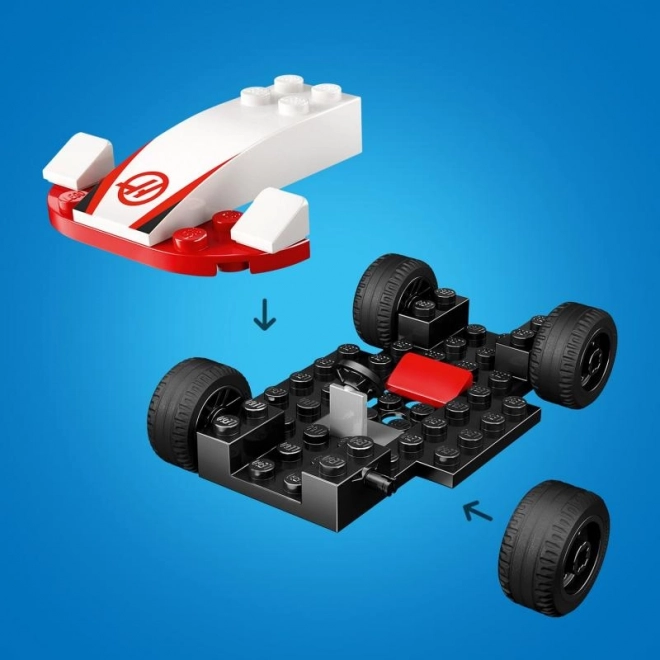 Lego City F1 Versenyautók Williams Racing és Haas F1