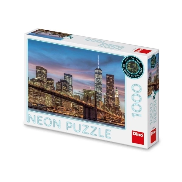 Fénylő puzzle New York 1000 darabos - DINO