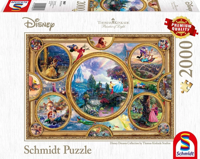 Disney kollázs 2000 darabos puzzle