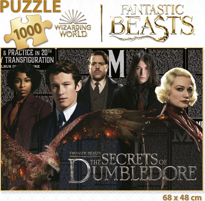 Educa puzzle fantasztikus állatok: Dumbledore titkai 1000 darabos