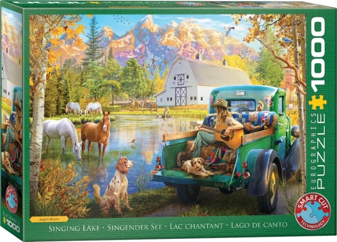 Eurographics éneklő tó puzzle 1000 darabos