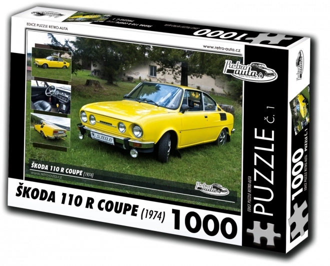 Retro autók puzzle ŠKODA 110 R Coupé