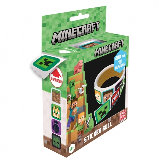 Minecraft matrica készlet 200 db