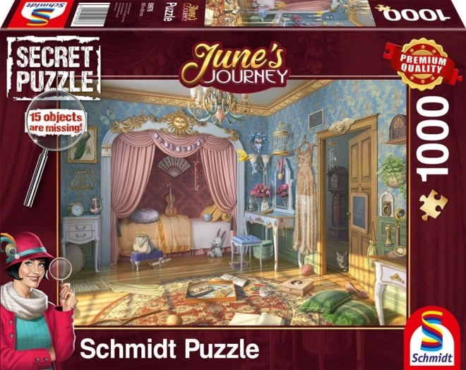 June's Journey titkos puzzle - Hálószoba 1000 darab