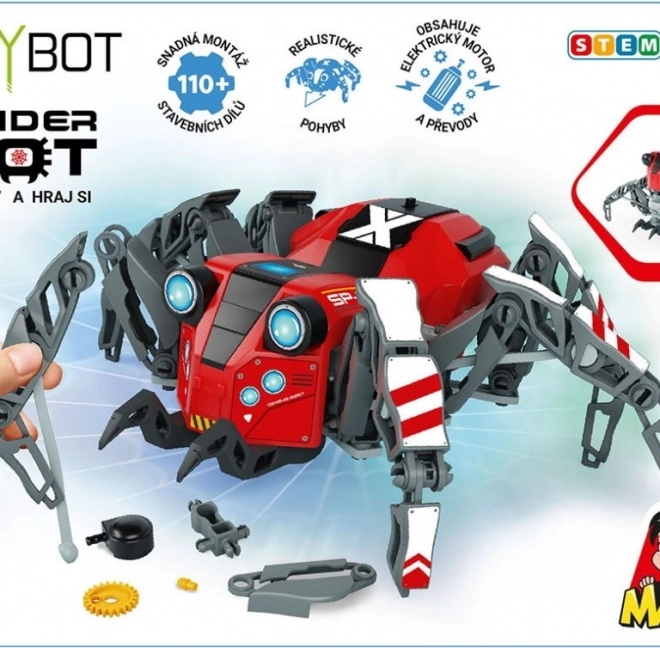 Robotpók építőkészlet 110 darabos