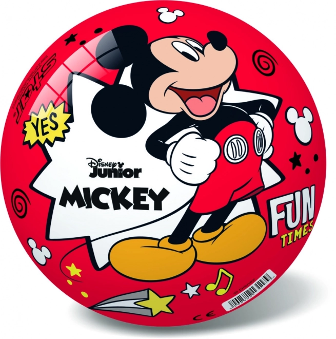 Mickey Mouse gumilabda felfújás nélkül 23 cm