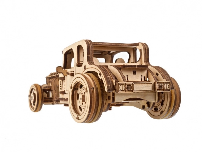 Ugears fa 3D mechanikus puzzle - Hot Rod Furious