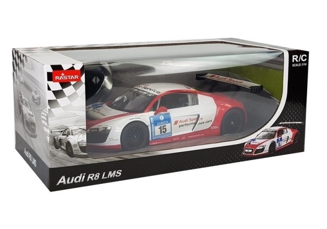 Távirányítós Audi R8 LMS Versenyautó 1:14 Mértékben