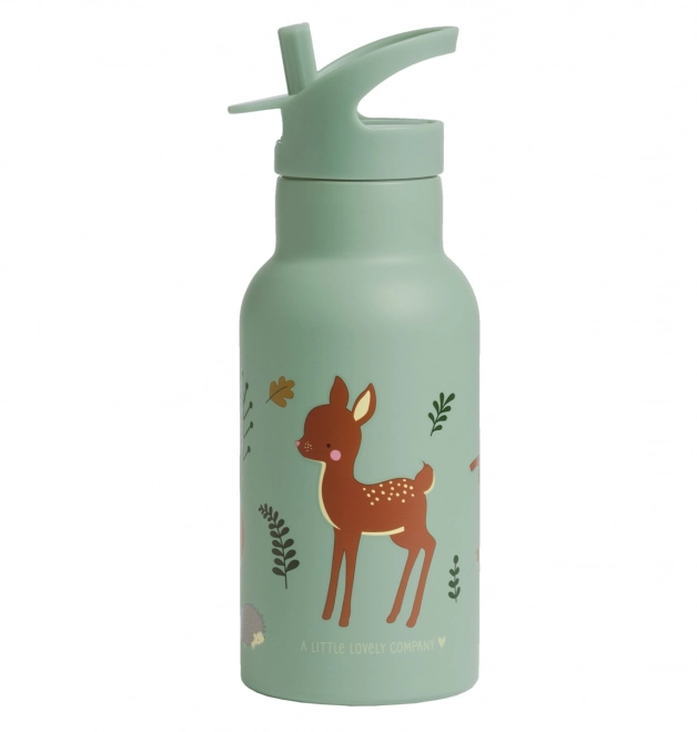 A Little Lovely Company Rozsdamentes acél ivópalack 500 ml – Barátok az erdőből