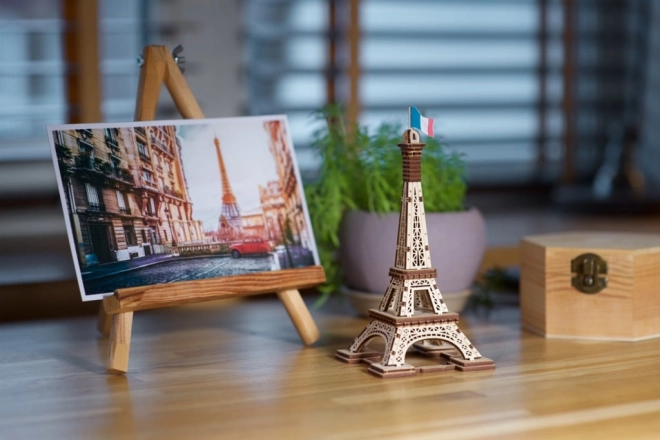 Ugears 3D Fa Mechanikus Puzzle Eiffel-torony