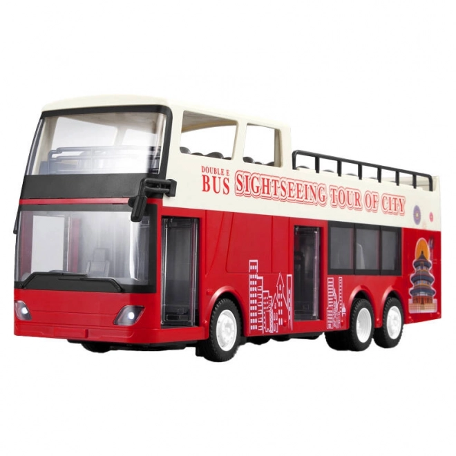 Távirányítós RC turistabusz 1:18 piros