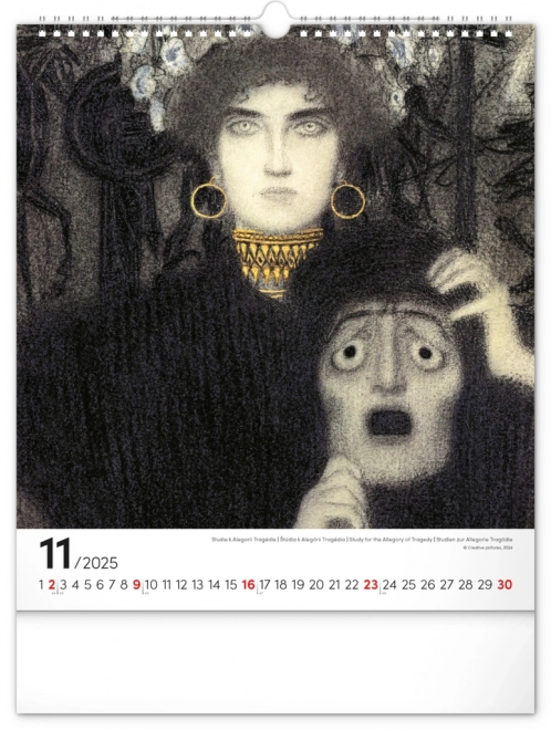 Falik naptár Gustav Klimt 2025