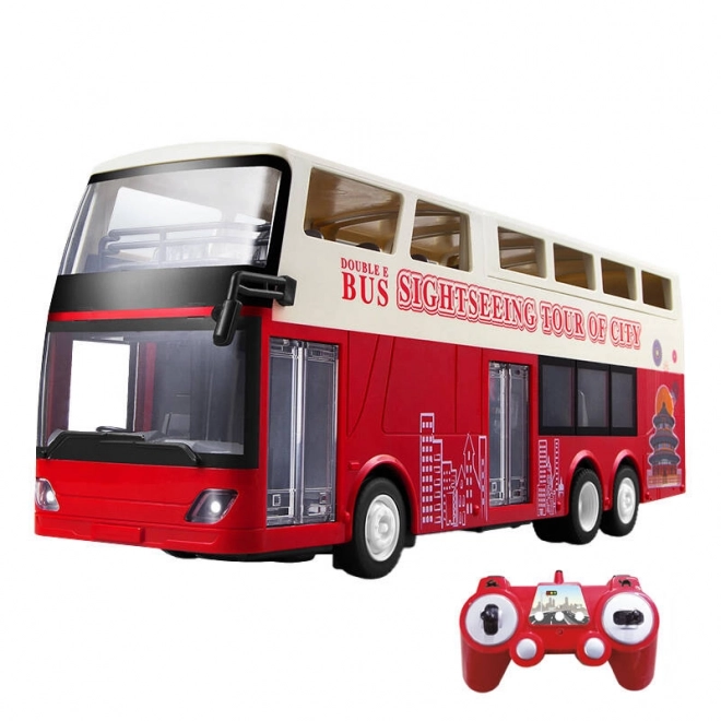 Távirányítós RC turistabusz 1:18 piros