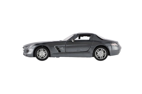 Visszahúzható Mercedes-Benz SLS AMG fémmodell autó