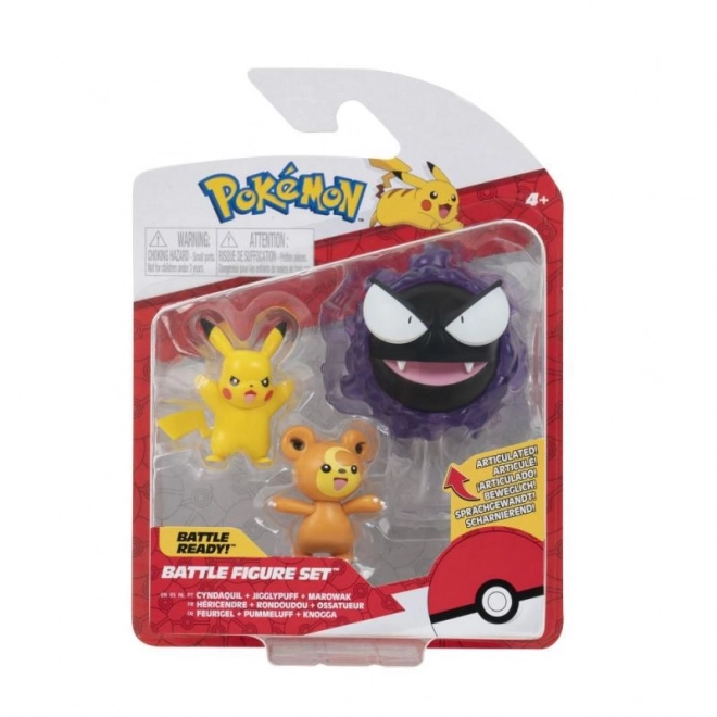 Pokémon gyűjtői figurák - 3 darabos készlet