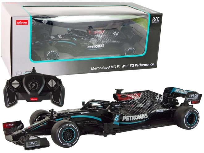 Távirányítós Mercedes-AMG F1 Versenyautó 1:18 Méretarányban