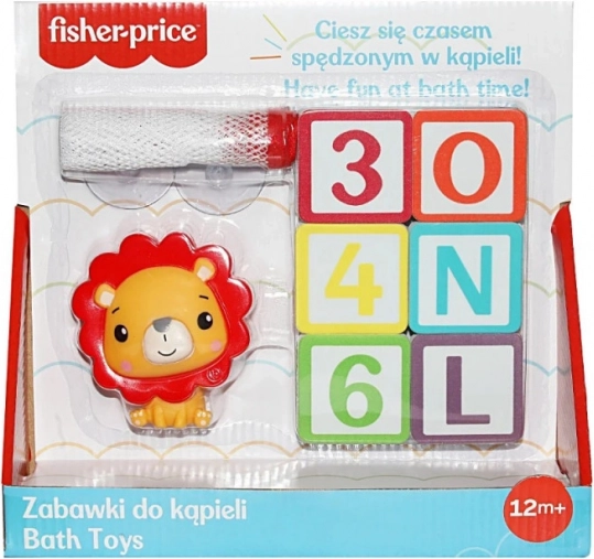Fürdőtérkép: Betűk és számok állatfigurával - Fisher Price